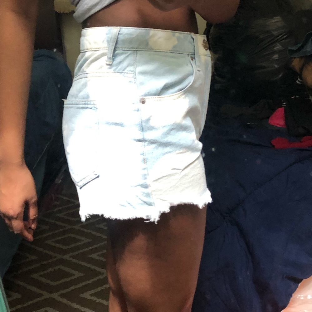 Denim shorts worn once